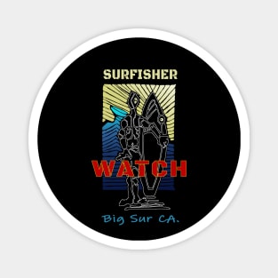 Big Sur California Surfer Dude Magnet